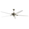 Elegant loftsventilator Classic Royal 180 hvid-grå