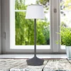 Emmi LED-bordlampe, solcelle, CCT, opladelig, grå