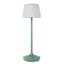 Emmi LED-bordlampe, solcelle, CCT, opladelig, grøn