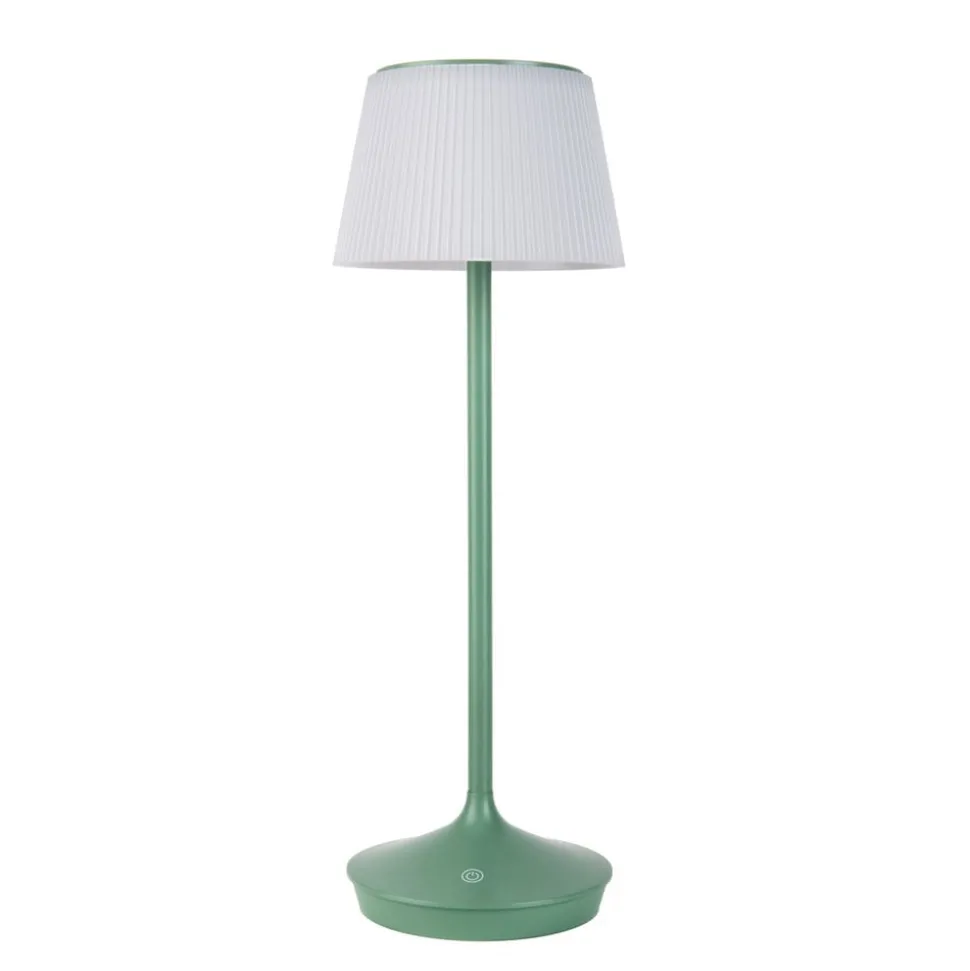 Emmi LED-bordlampe, solcelle, CCT, opladelig, grøn