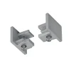 Endekapper til 2-fase skinne DUOline, titanium
