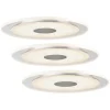 Enkel indbyggelig lampe Whirl, sæt med 3 stk.