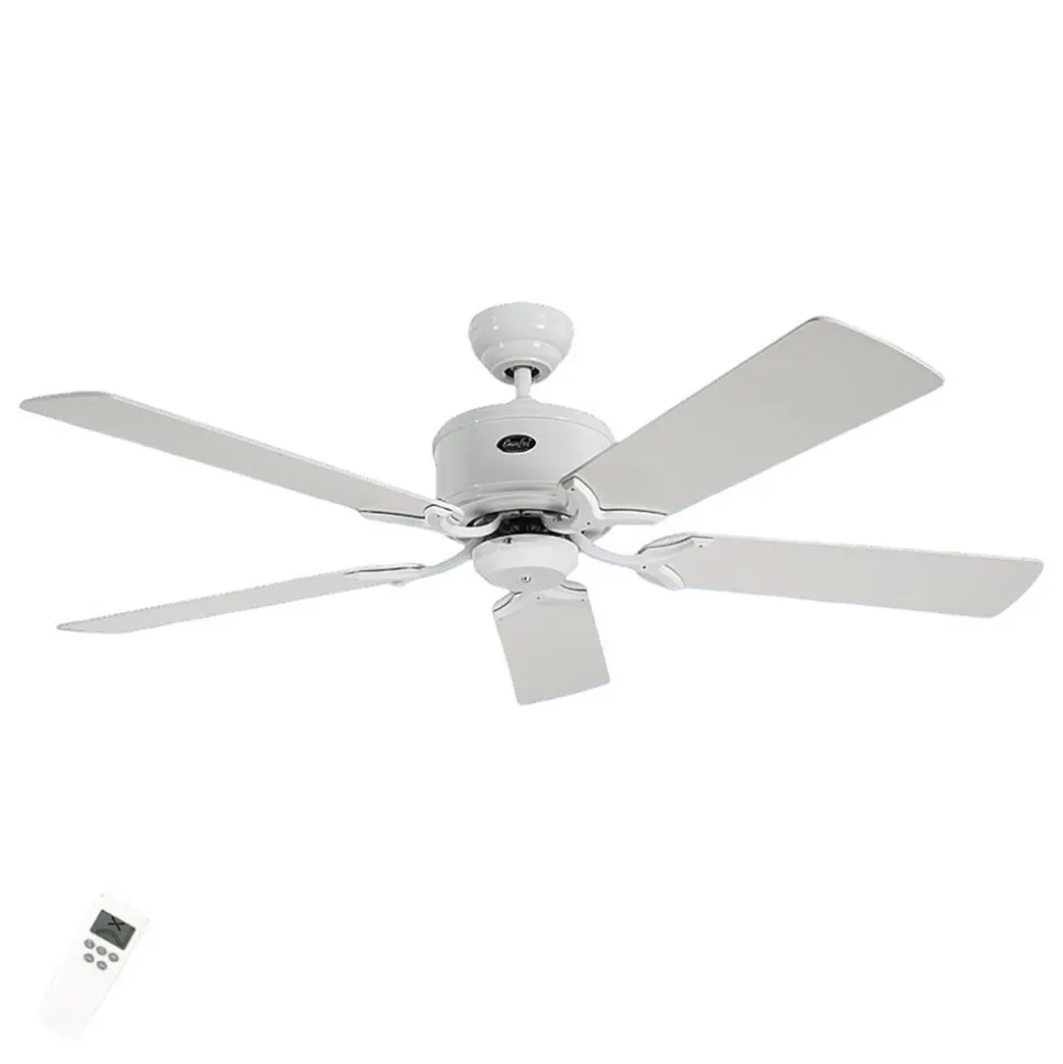 Enkel loftsventilator Eco Elements, hvid-grå