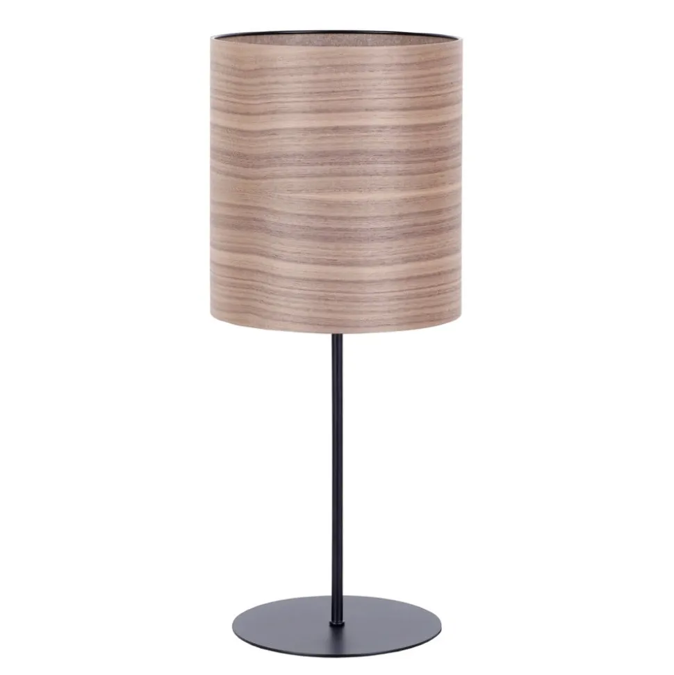 Envostar Bordlampe i finér valnød Ø 20,5 cm