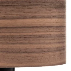 Envostar Bordlampe i finér valnød Ø 20,5 cm