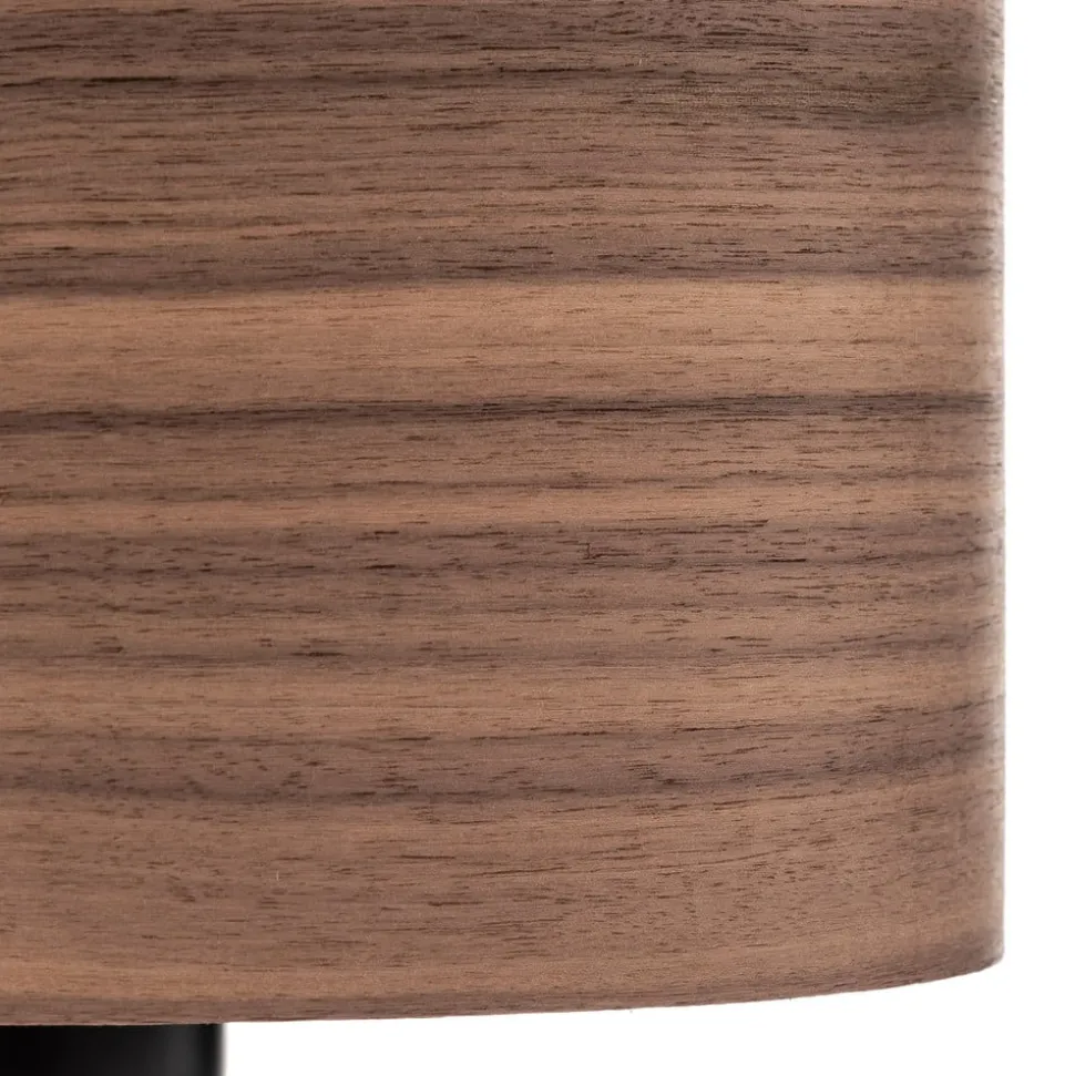 Envostar Bordlampe i finér valnød Ø 20,5 cm