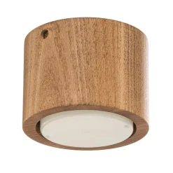 Envostar Ernest Downlight GX53 i træ, rund
