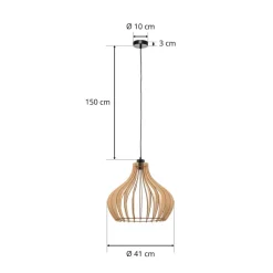 Envostar Faje pendel, birkekrydsfiner, 1fl