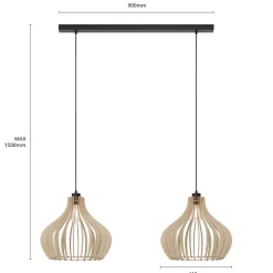 Envostar Faje pendel, birkekrydsfiner, 2fl