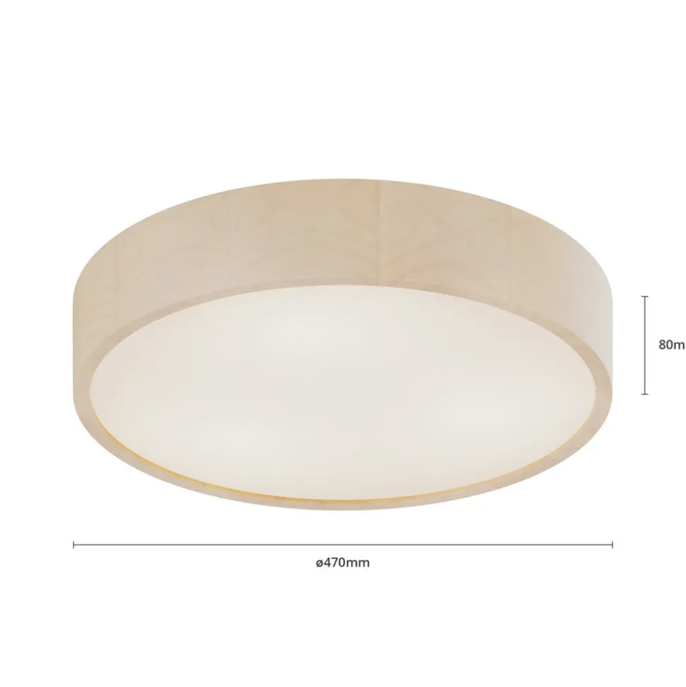 Envostar Kerio loftlampe, Ø 47 cm, hvid