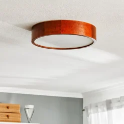 Envostar Kerio loftlampe Ø 37 cm fyr rustik