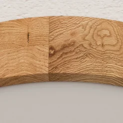 Envostar loftlampe Kerio, Ø 47 cm, naturligt egetræ