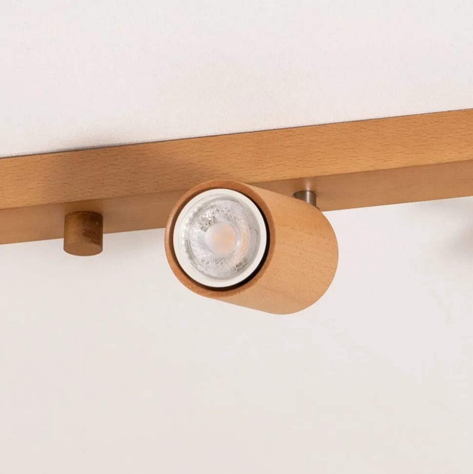 Envostar Peach Puff loftspot træ cylinder 6 lk