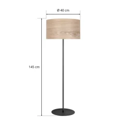 Envostar Veneer gulvlampe, kerneved ask