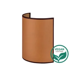 Envostar væglampe Idun brun højde 24 cm naturmateriale vegansk