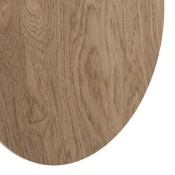 Envostar væglampe Rito, lyst træ, Ø 30 cm