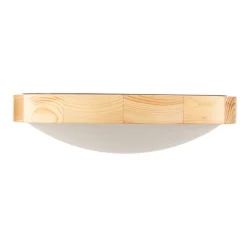 Envostar Zeus loftlampe i træ, fyr, Ø 37 cm