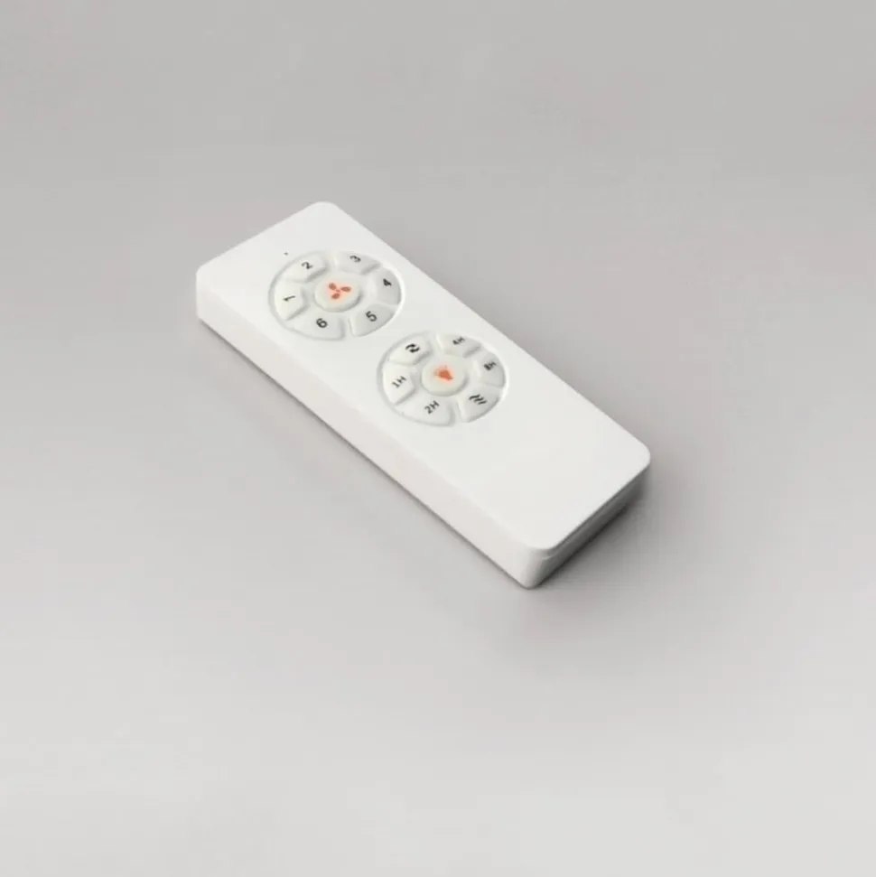 Enzo LED-loftventilator, dæmpbar, CCT, hvid