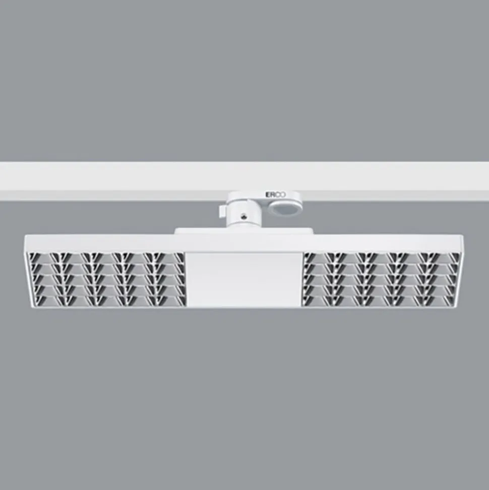 ERCO Jilly 230 V 15 W extra wide 830 hvid/sølv