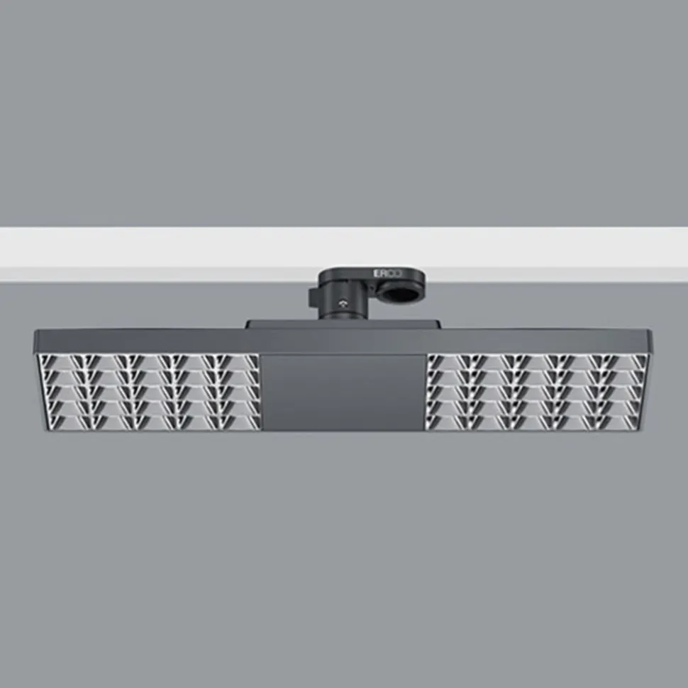 ERCO Jilly 230 V 15 W oval wide 830 sort/sølv