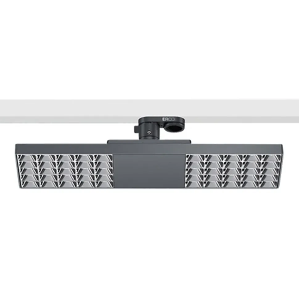 ERCO Jilly 230 V 15 W oval wide 830 sort/sølv