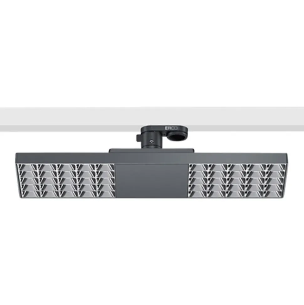 ERCO Jilly 230 V BT 15 W extra wide 840 sort/sølv