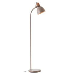 Erena gulvlampe, drejeligt hoved, taupe