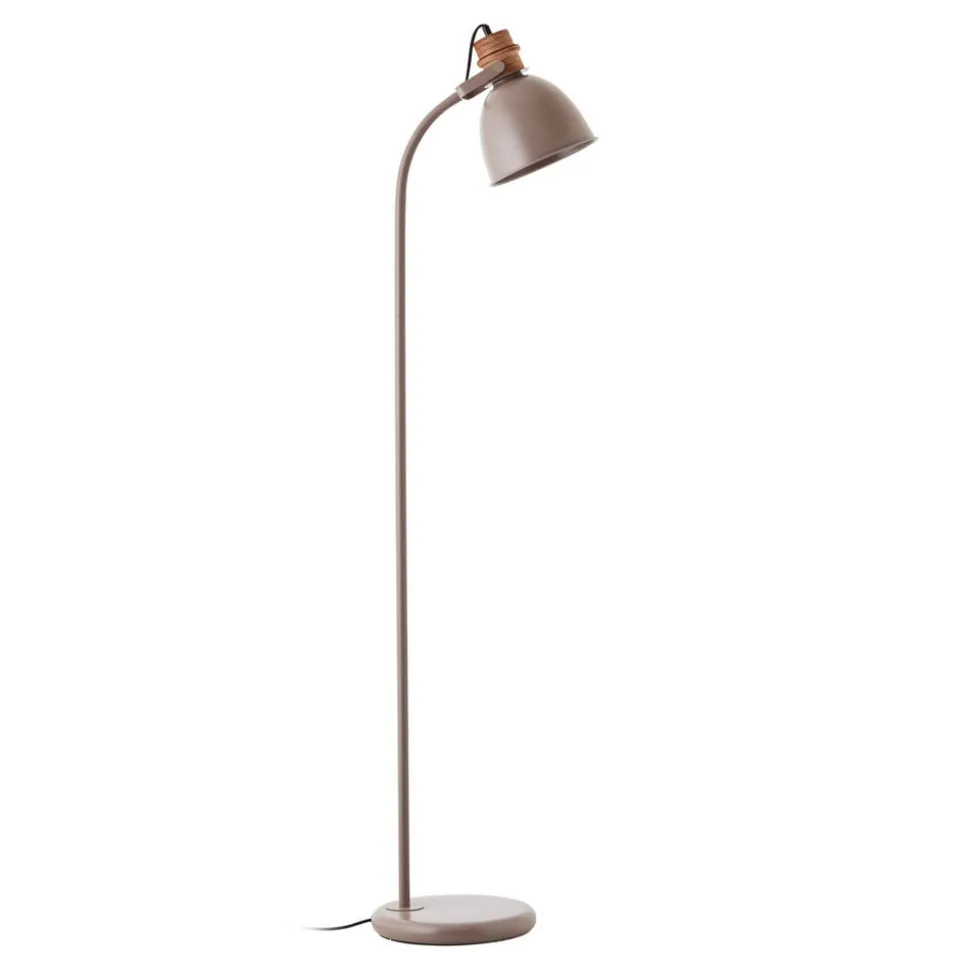 Erena gulvlampe, drejeligt hoved, taupe