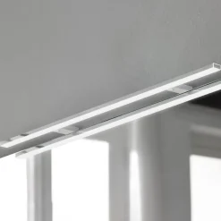 Esther 2 LED-spejlbelysning, krom, bredde 80 cm