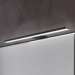 Esther 2 LED-spejlbelysning, mat sort, 50 cm