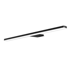 Esther 2 LED-spejlbelysning, mat sort, 50 cm
