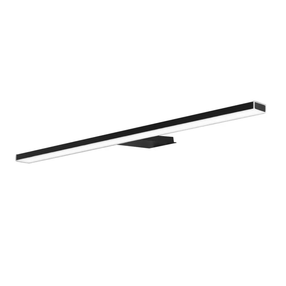 Esther 2 LED-spejlbelysning, mat sort, 50 cm