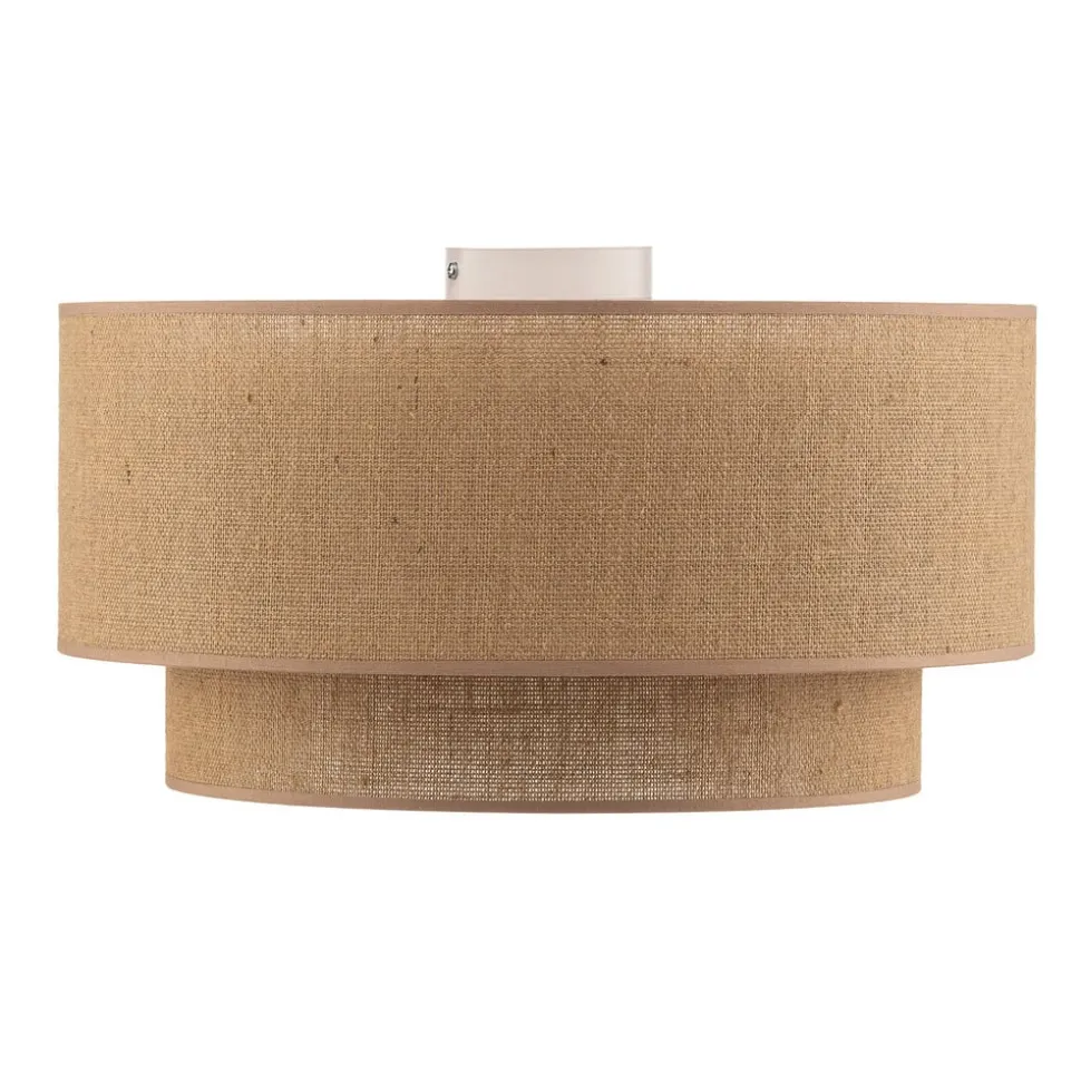 Euluna Boho jute loftslampe naturbrun Ø45cm