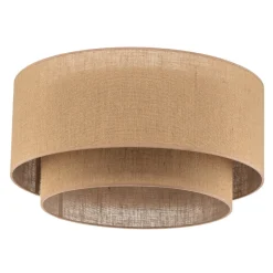 Euluna Boho jute-loftslampe naturbrun Ø60cm