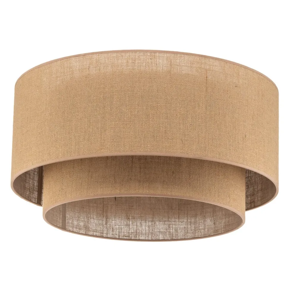 Euluna Boho jute-loftslampe naturbrun Ø60cm