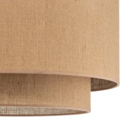 Euluna Boho jute-loftslampe naturbrun Ø60cm