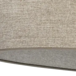 Euluna hængelampe Celine, cappuccino, chenille-stof, 80 cm