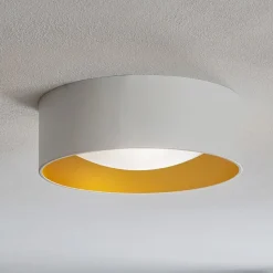 Euluna Moss loftlampe, hvid/guld