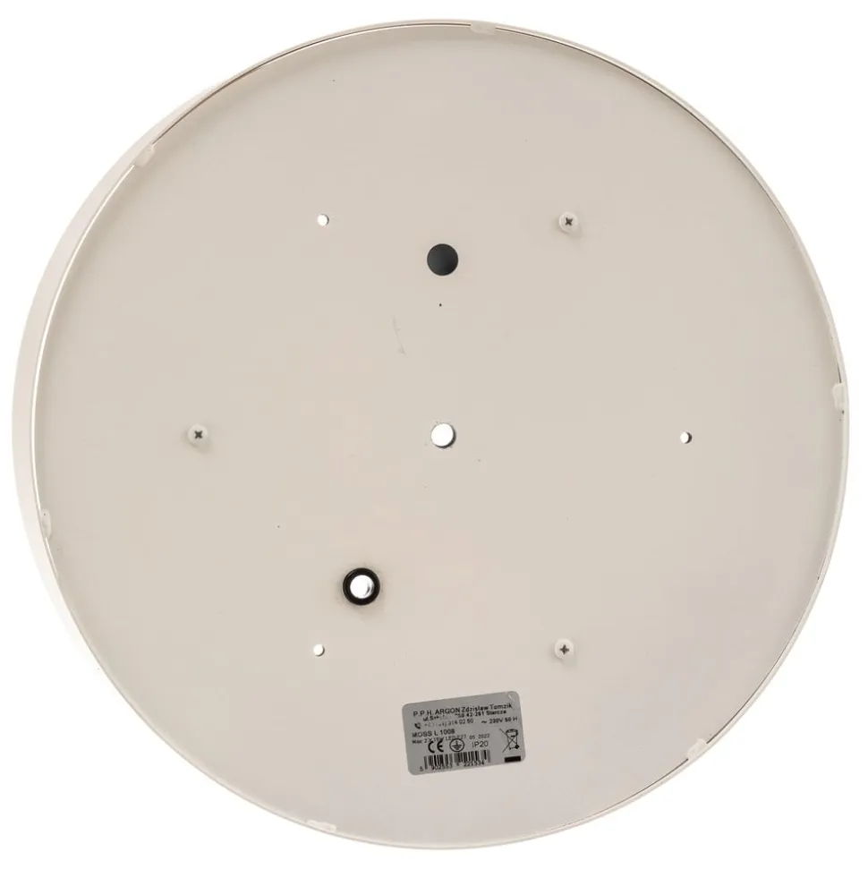 Euluna Moss loftlampe, hvid/guld