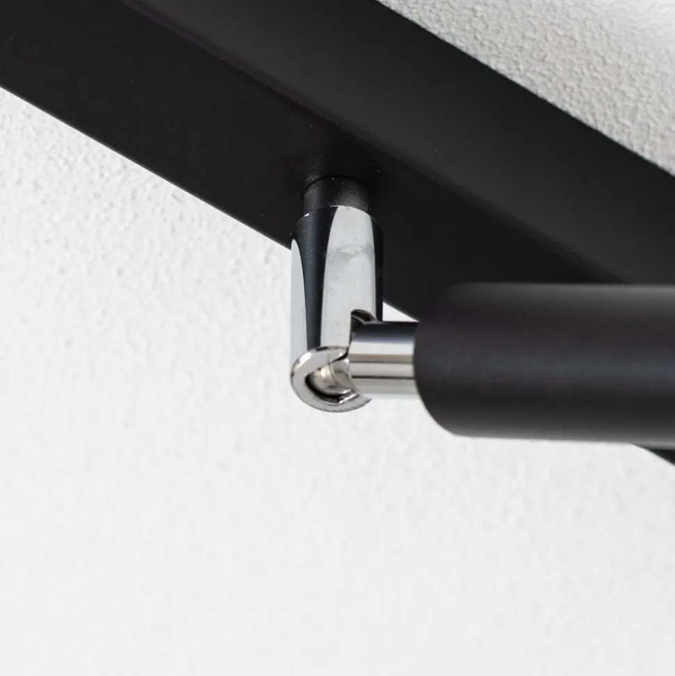 Euluna Nicanor loftspot sort/krom 2 lyskilder