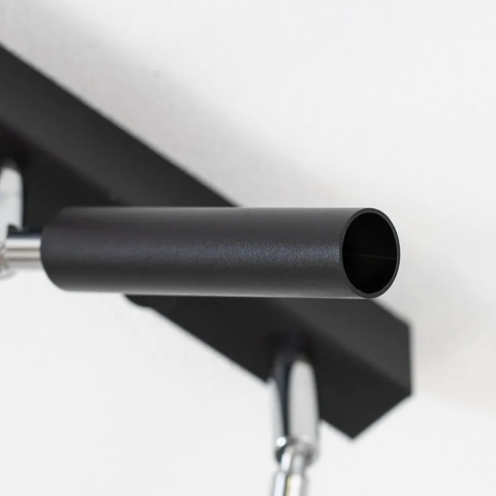Euluna Nicanor loftspot sort/krom 2 lyskilder