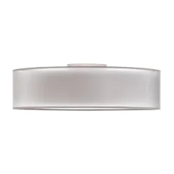 Euluna Tibu loftlampe, tekstil, Ø50cm, grå