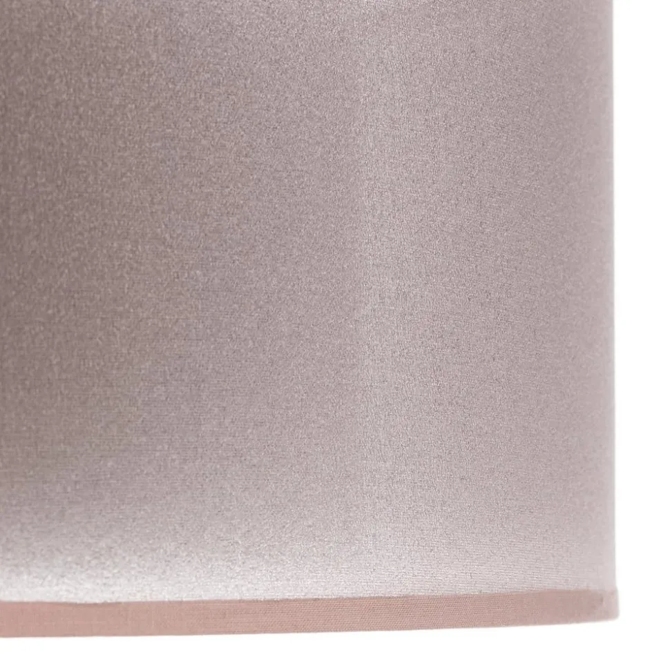 Euluna Tibu loftlampe, tekstil, Ø50cm, jordfarvet