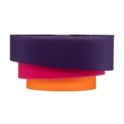 Euluna Trio Max tæppe, Ø60cm, violet/pink/orange