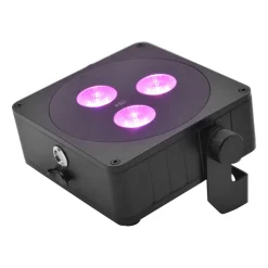 EUROLITE Batteri Flad Lampe 3 LED Spot 24W IP65