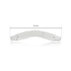 Eutrac 3-faset flex-stik, hvid