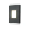 EVN LQ230 LED-vægindbygningslampe direkte antracit