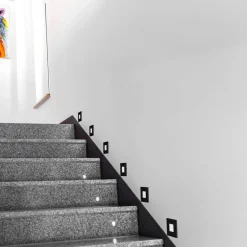 EVN LQ230 LED-vægindbygningslampe direkte antracit
