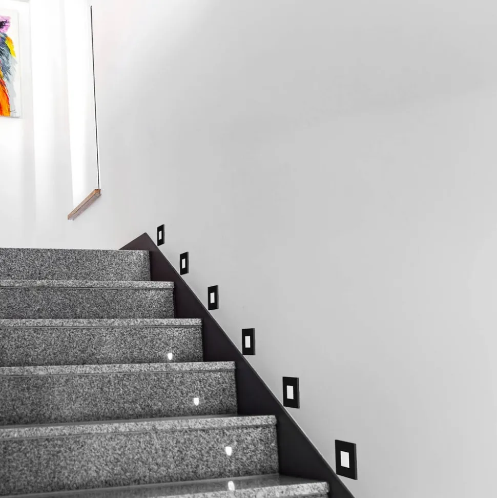 EVN LQ230 LED-vægindbygningslampe direkte antracit