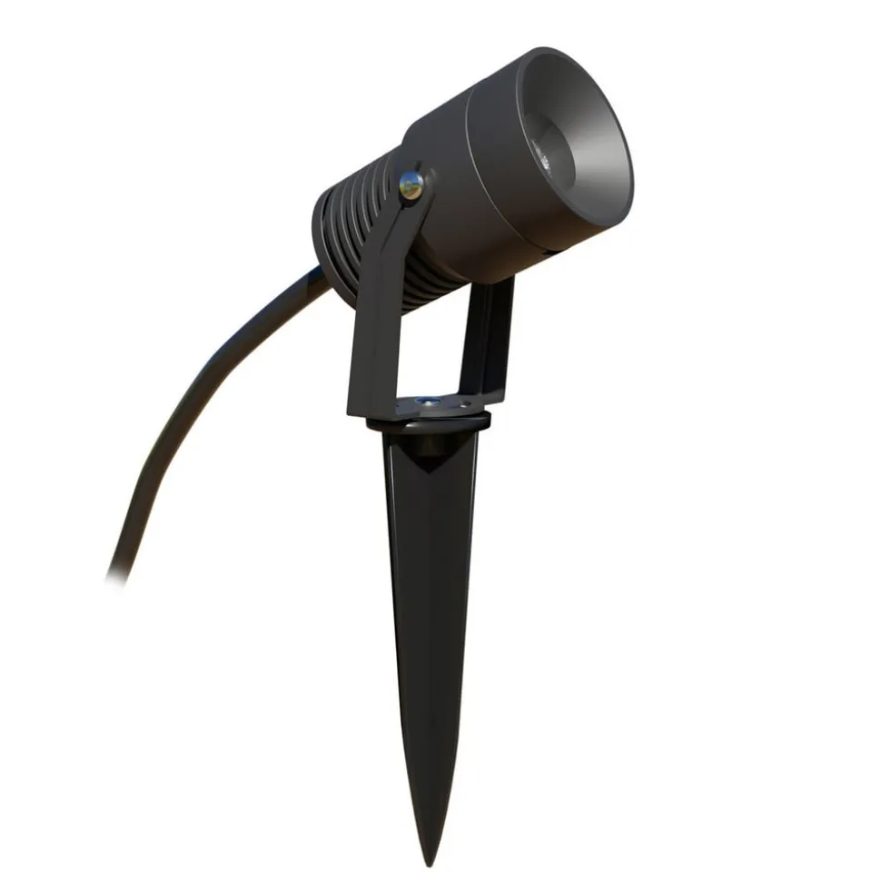 EVN Merlo LED havespot med jordspyd, 3.000K, 10W
